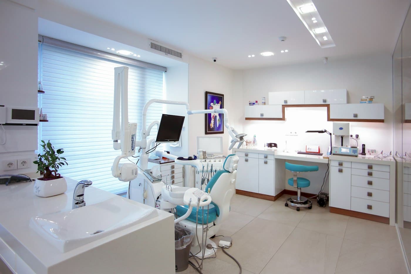 Bright treatment room at our Pearl District clinic
